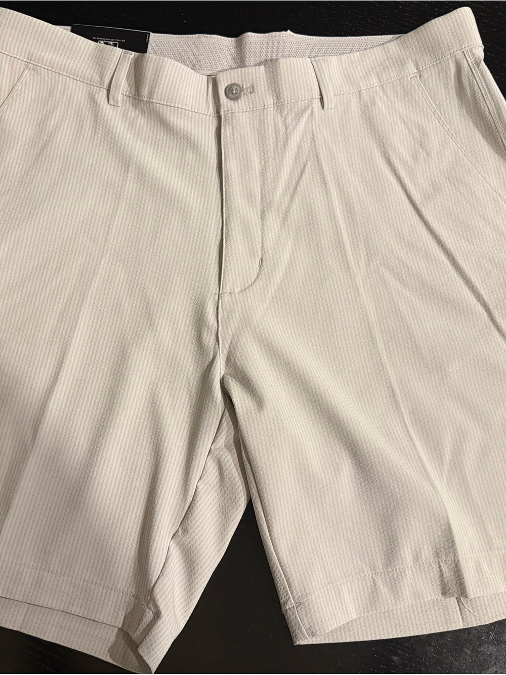Men's Light Beige Performance Golf Shorts